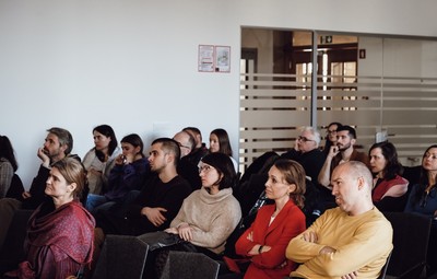 Utrinki z okrogle mize Glas nove Belorusije <em>Foto: Maša Pirc</em>